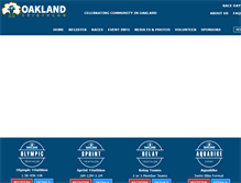 Tablet Screenshot of oaklandtri.com